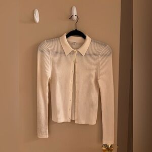 Uniqlo Merino Wool Ribbed Cardigan
